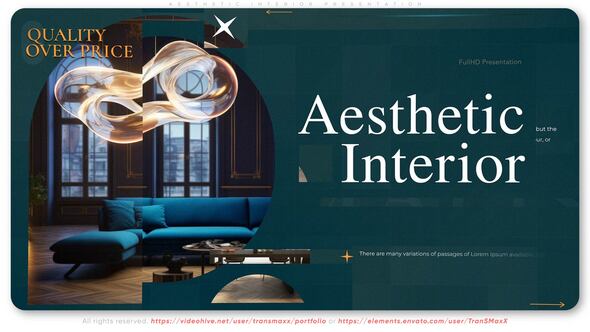 Aesthetic Interior Presentation